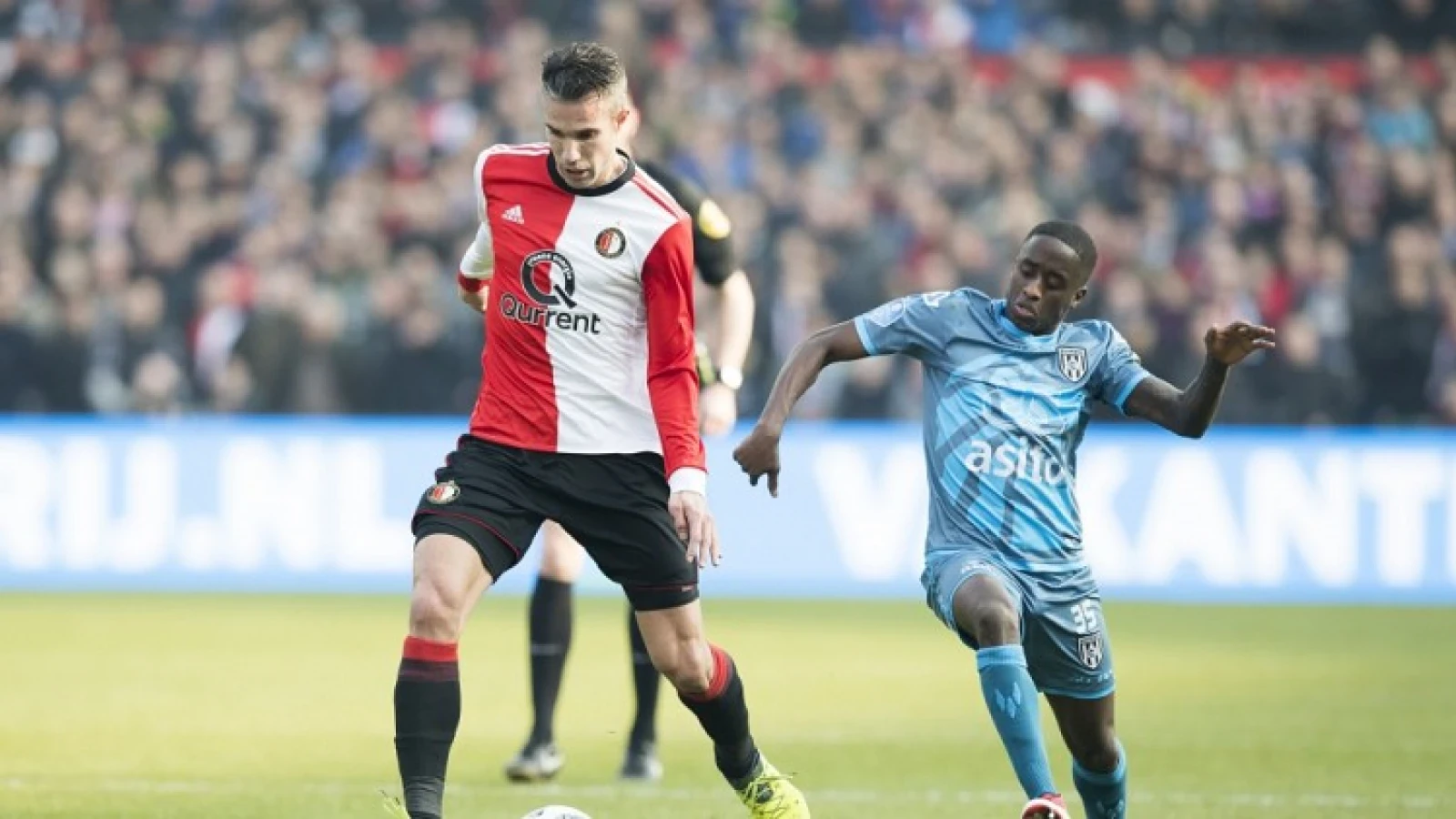 Feyenoord nog zonder Van Persie op Varkenoord