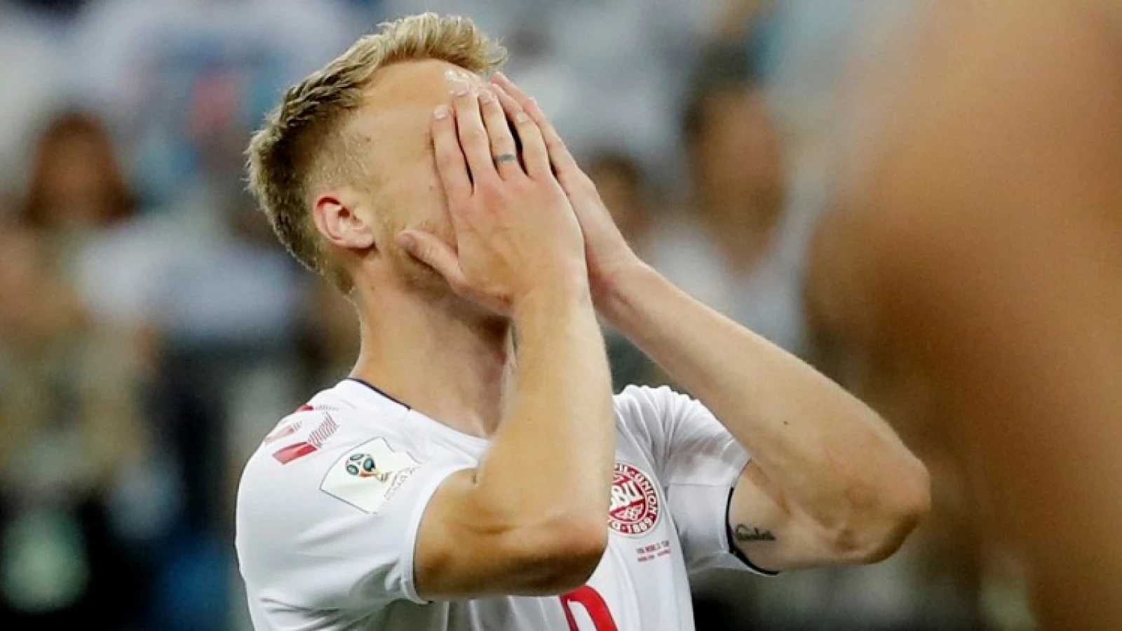 Jørgensen wordt bedreigd na missen penalty op WK