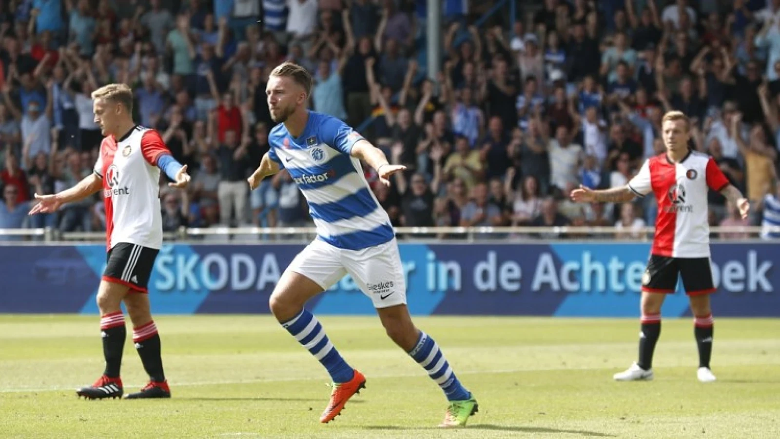 Ongeïnspireerd Feyenoord verliest van fel De Graafschap