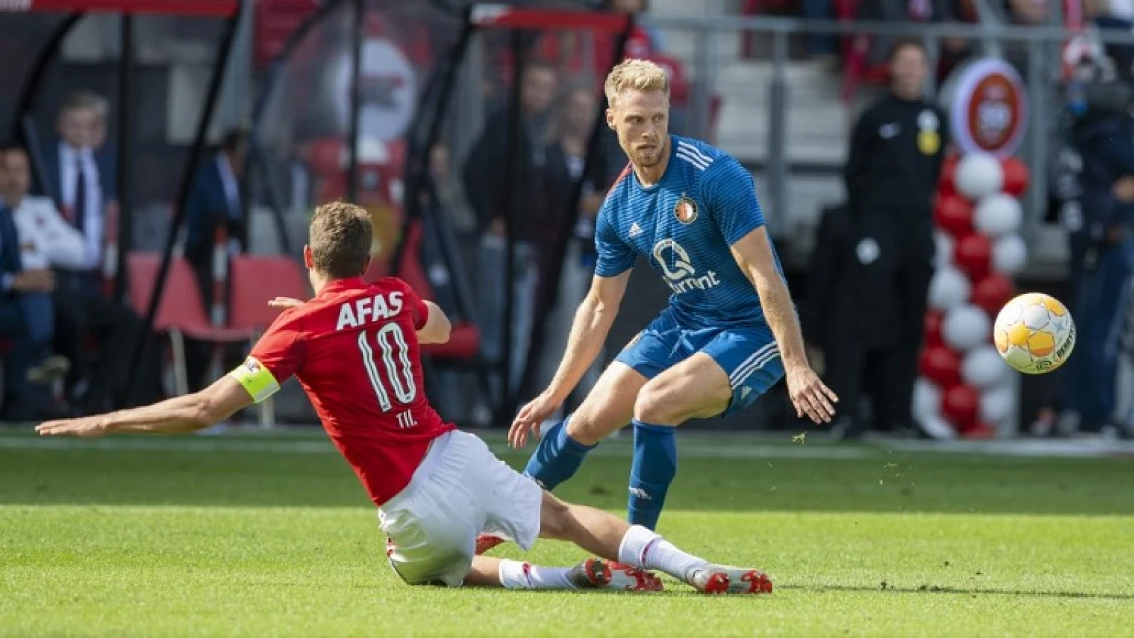 Nicolai Jørgensen bij wedstrijdselectie tegen FC Utrecht