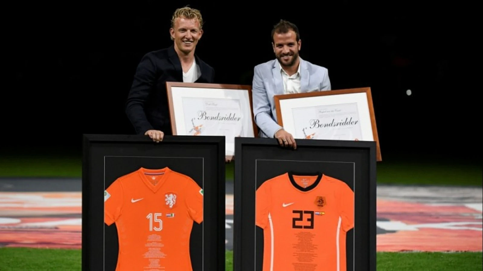 Kuyt neemt afscheid van het Nederlands elftal