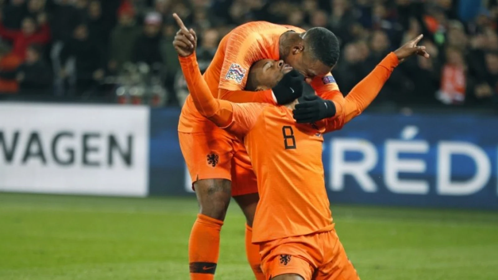 Uitstekend Oranje wint van Frankrijk, minuten voor Vilhena 