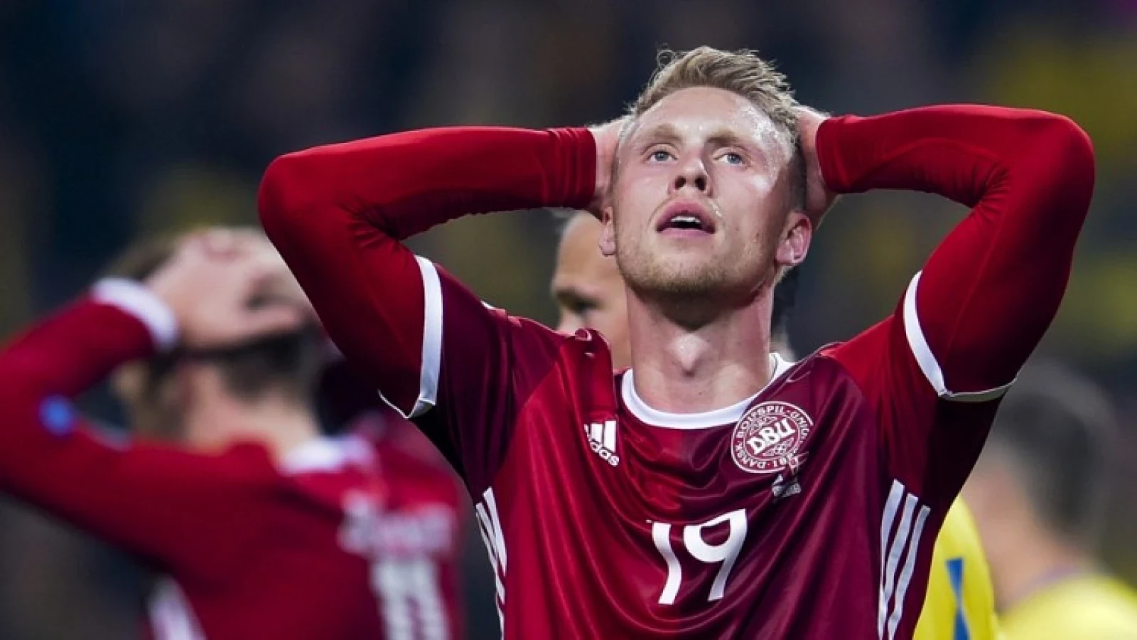 Scorende Jørgensen beleeft geweldige avond bij winnend Denemarken 