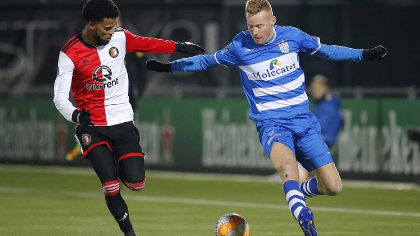 STAND | Feyenoord verder op achterstand na debacle tegen PEC Zwolle