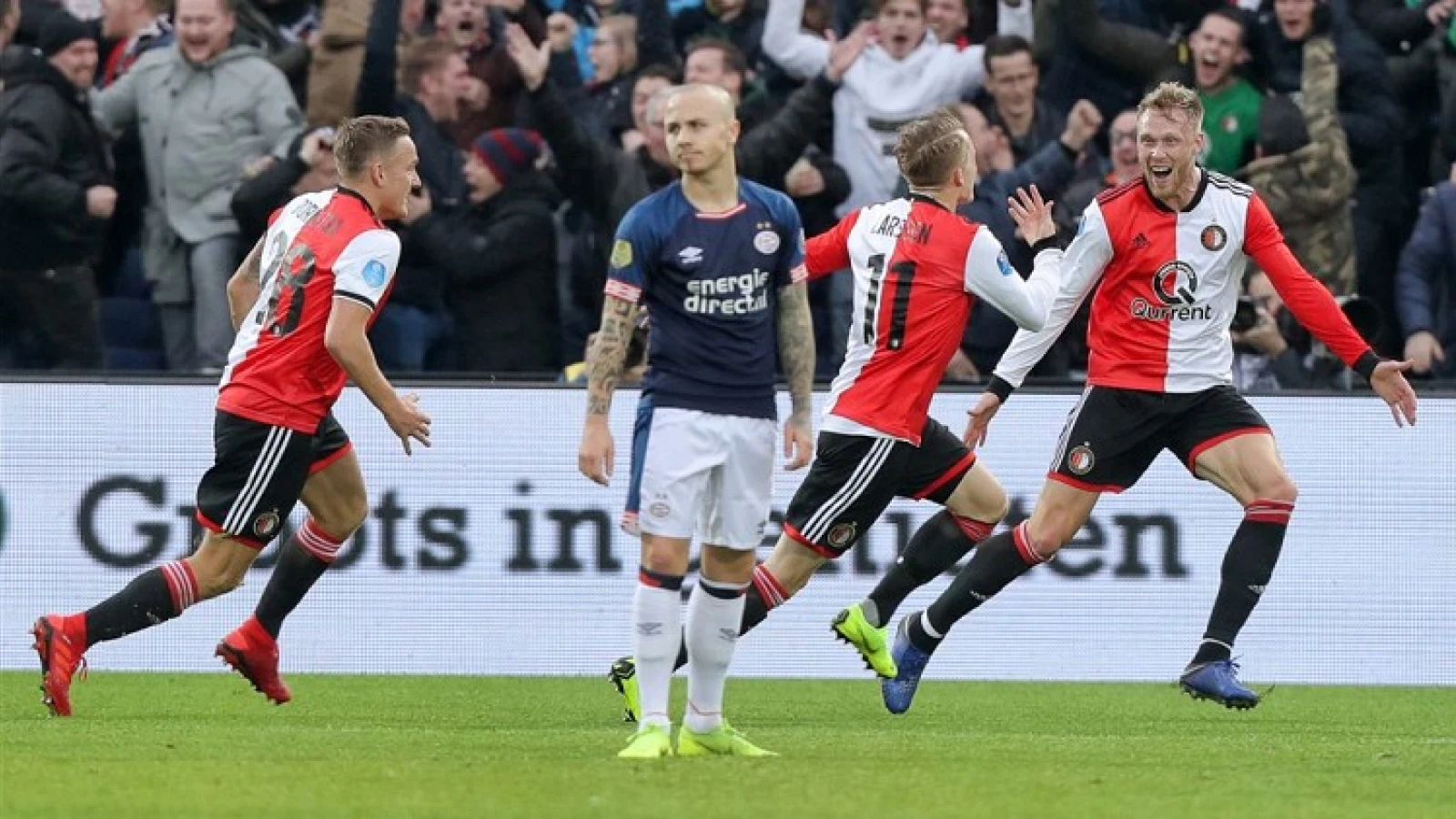 Statistieken in het voordeel van Feyenoord in wedstrijden tegen PSV