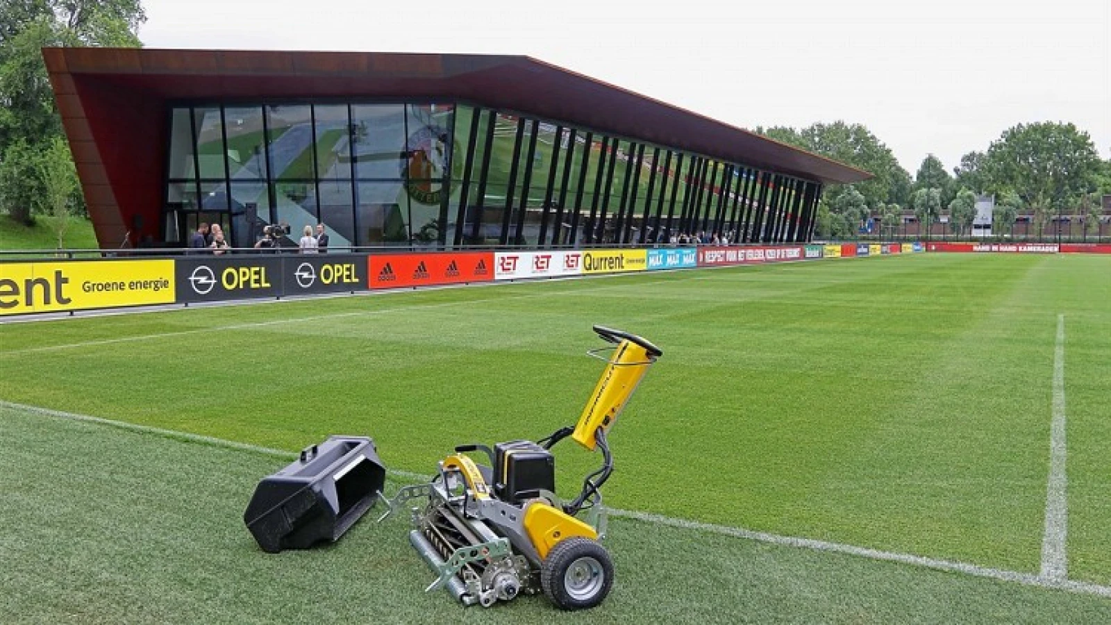 Zeer kleine selectie op dinsdagochtendtraining