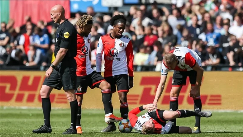 Nog veel onduidelijkheid over blessure Larsson, binnenkort wordt scan gemaakt