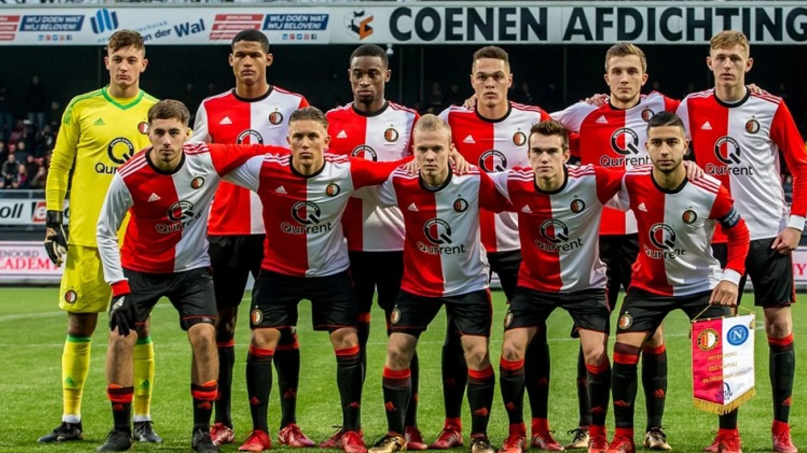 Feyenoord O19 zonder eigen supporters in Amsterdam