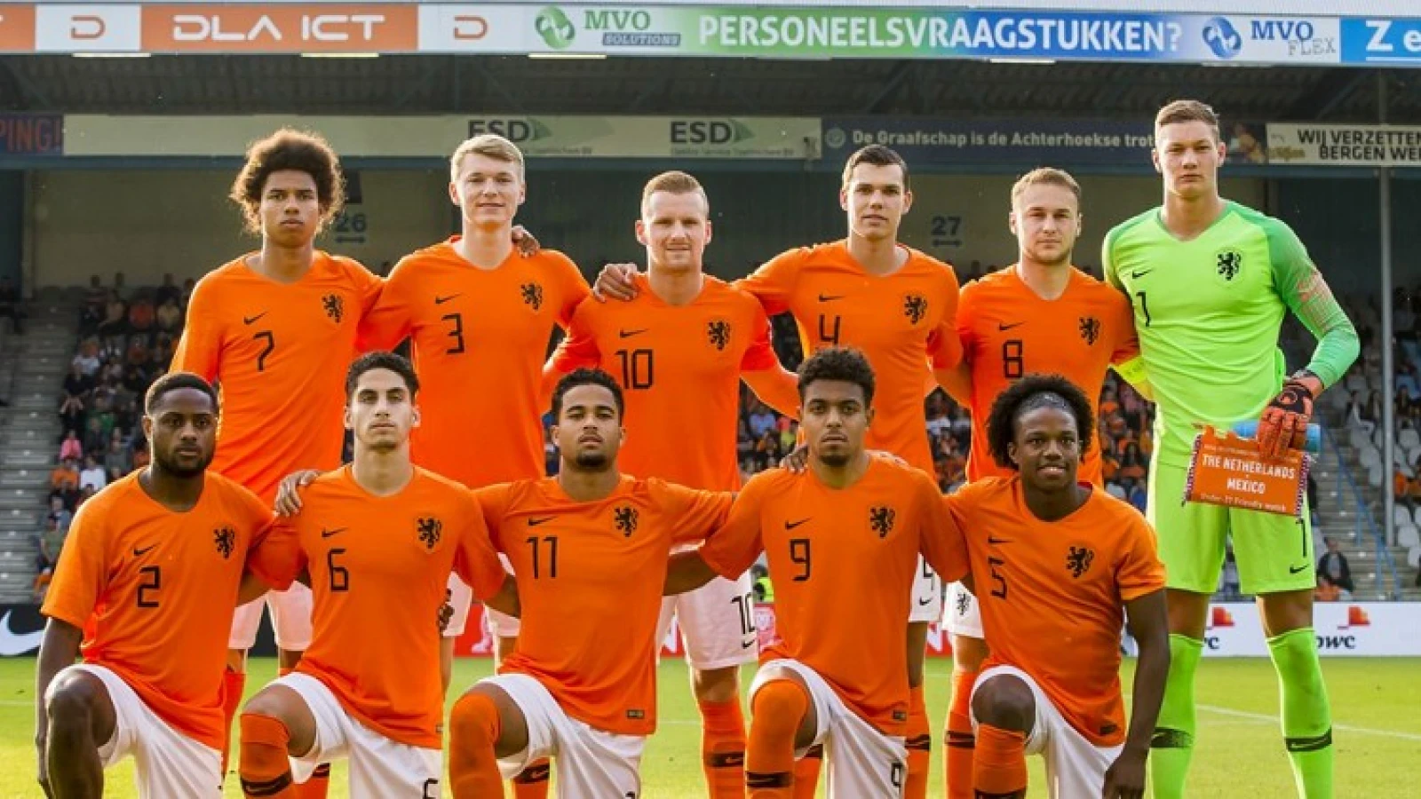 Jong Oranje en Malacia halen uit tegen Olympisch elftal Mexico 