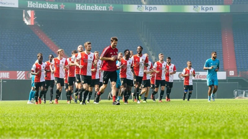 Eerste training Feyenoord in Oostenrijk openbaar