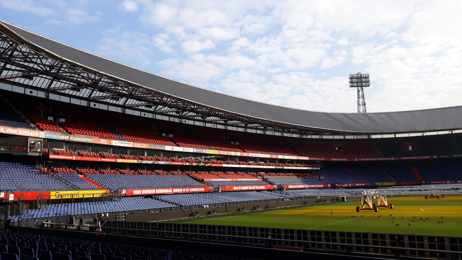 Wedstrijd tussen Feyenoord en Dinamo Tbilisi op 'open net' te bekijken