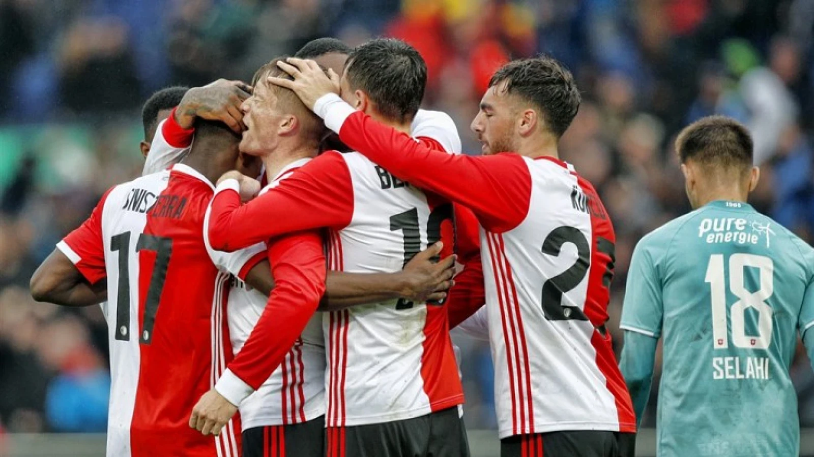 STAND | Feyenoord doet goede zaken op ranglijst