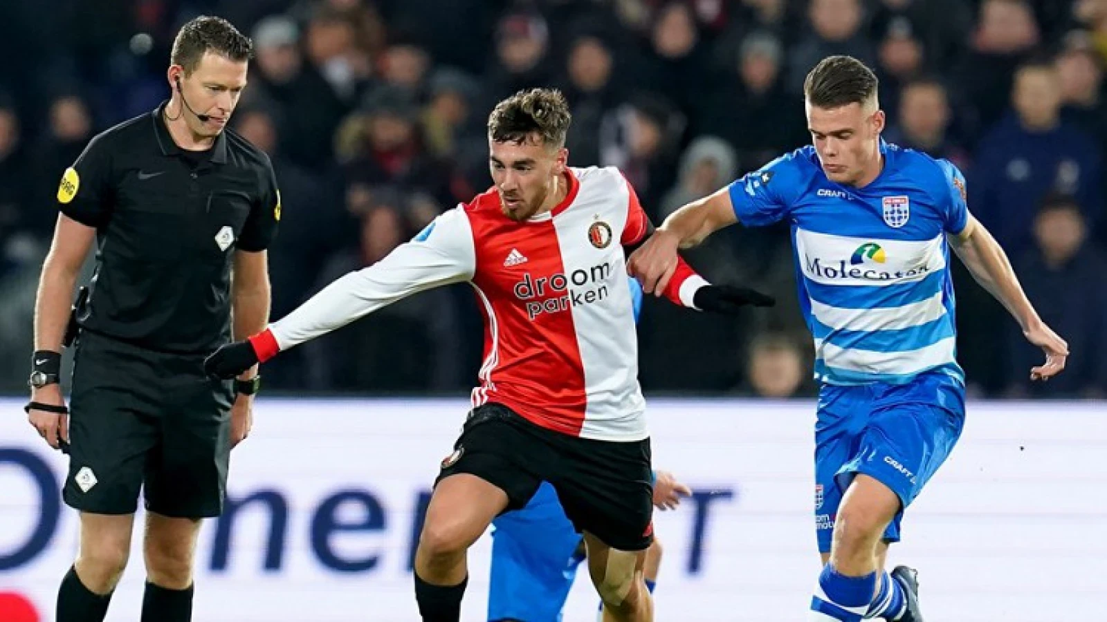 STAND | Feyenoord zevende na winst op PEC Zwolle