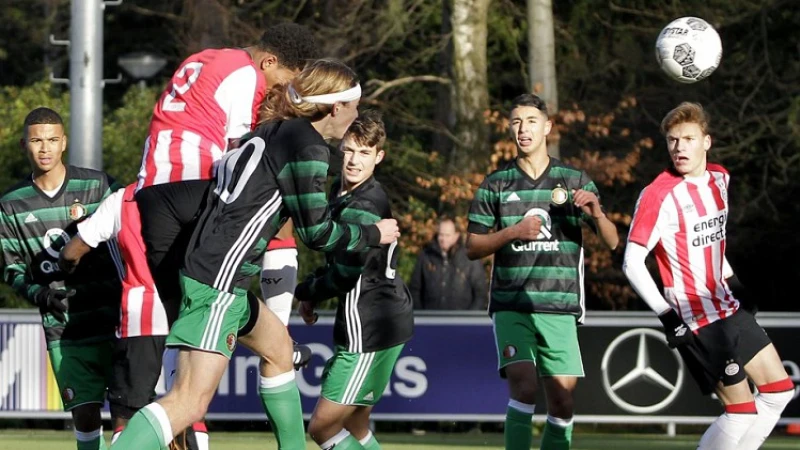 Wisselvallige resultaten Feyenoord Academy teams