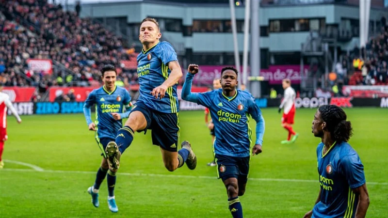 Feyenoord wint laatste wedstrijd van 2019 na spannend duel in Utrecht