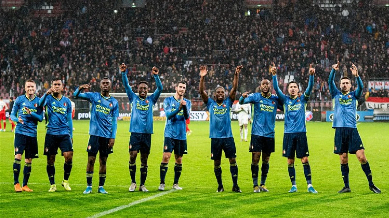STAND | Feyenoord klimt naar plek vijf in Eredivisie