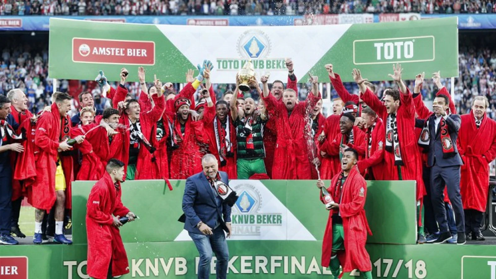 Feyenoord zendt vanaf 18:00 bekerfinale 2018 uit