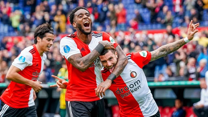 Feyenoord wint na zenuwslopend duel van ADO Den Haag
