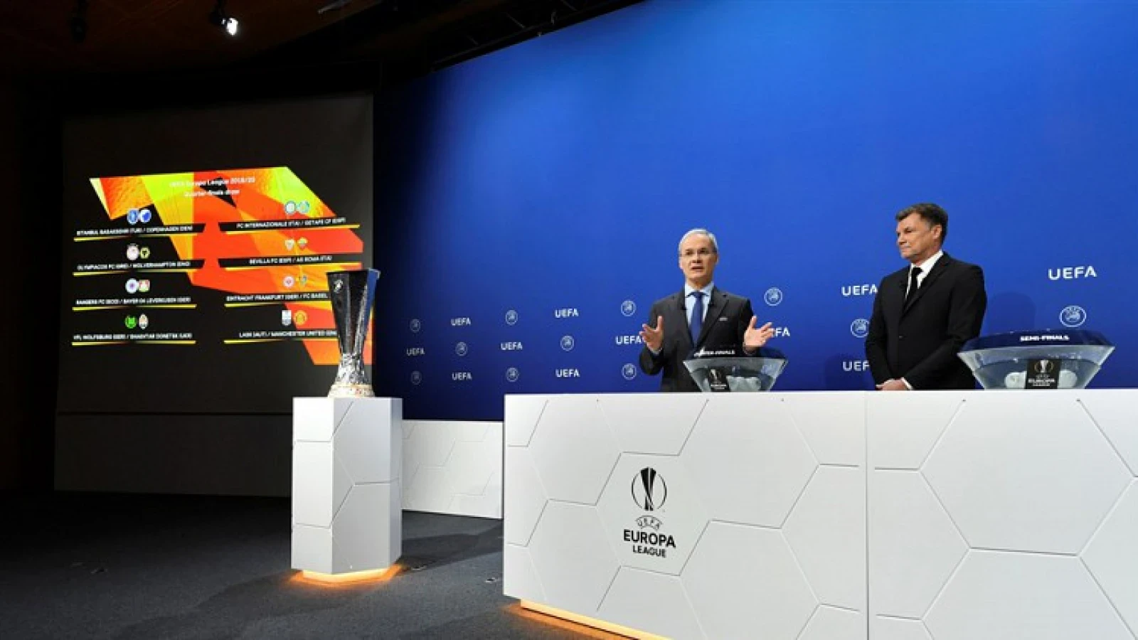 LIVE | Loting groepsfase Europa League | Einde loting