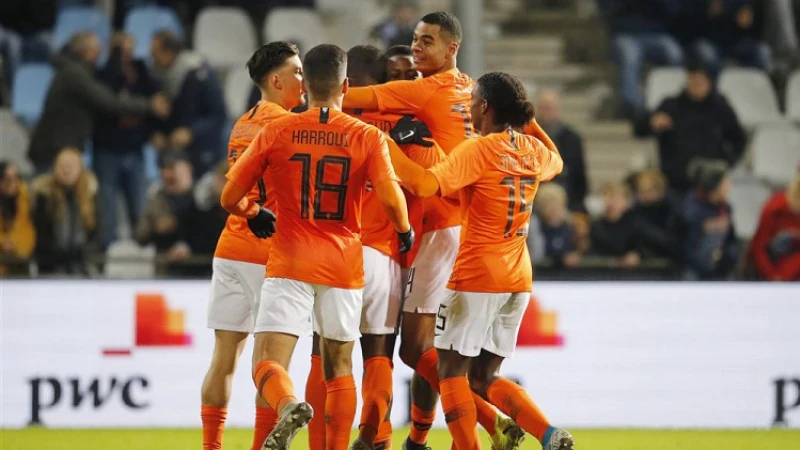 Jong Oranje wint met duidelijke cijfers van Jong Gibraltar
