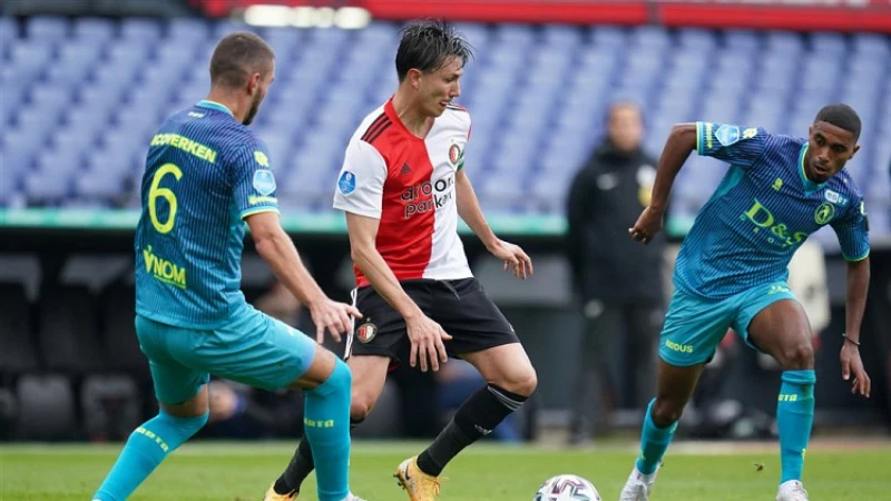Ongeïnspireerd Feyenoord verspeelt punten in wedstrijd tegen Sparta