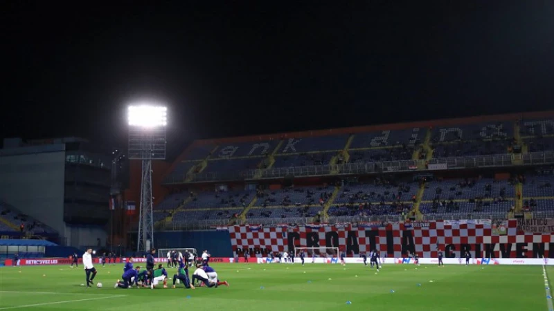 Kroatische supporters welkom bij wedstrijd tussen Dinamo Zagreb en Feyenoord