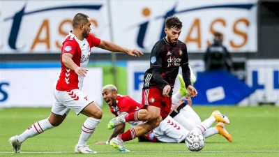 Feyenoord wint in extra tijd van FC Emmen