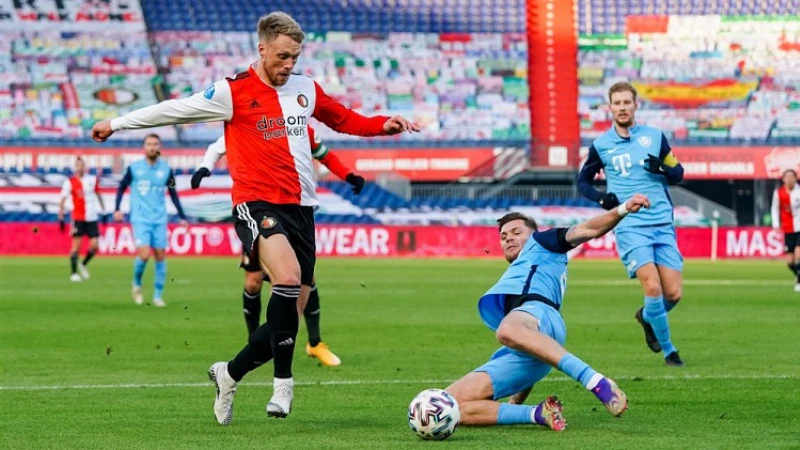 Feyenoord speelt moeizaam gelijk tegen FC Utrecht