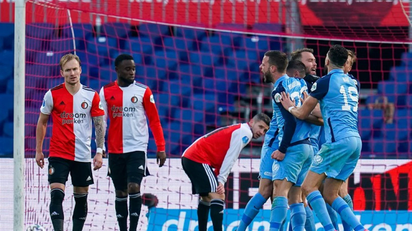 STAND | Feyenoord zakt naar vierde plek