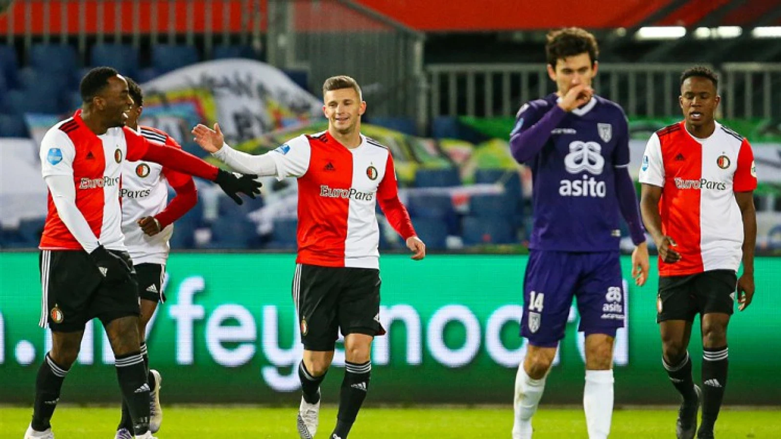 Feyenoord naar kwartfinale TOTO KNVB Beker na winst op Heracles Almelo