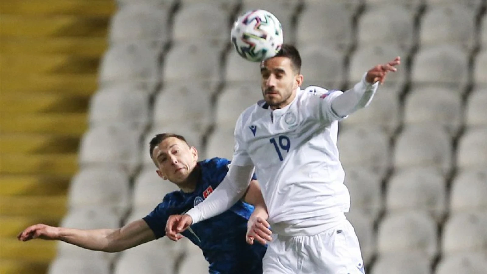 Boženík basisspeler bij gelijkspelend Slowakije