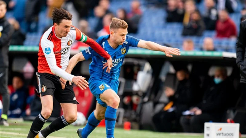 Feyenoord laat dure punten liggen in directe strijd om plek vier