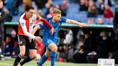 Feyenoord laat dure punten liggen in directe strijd om plek vier