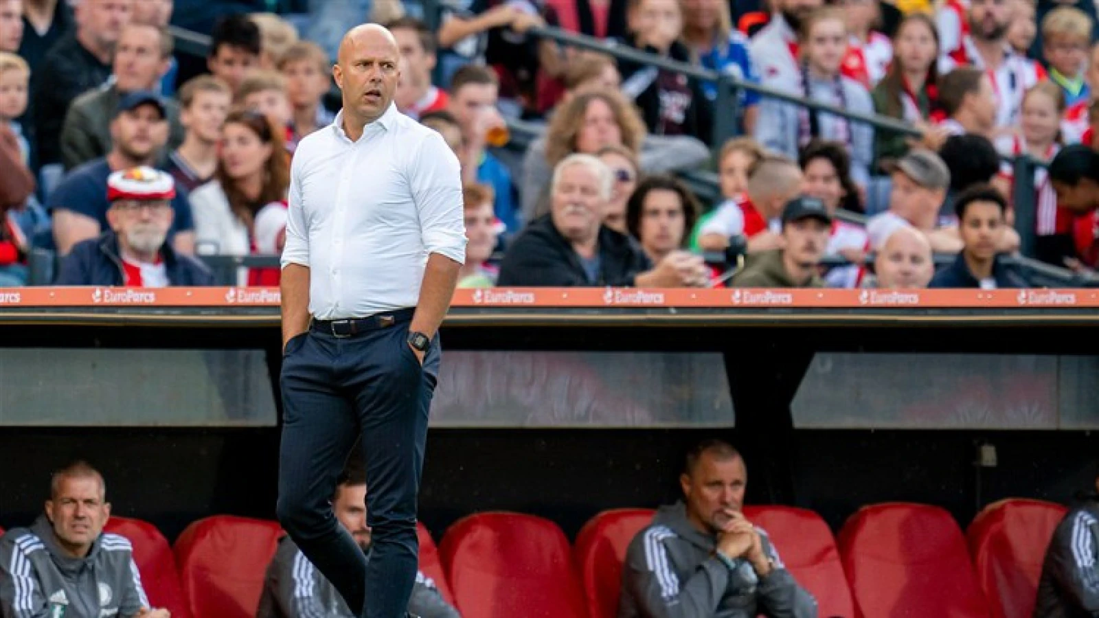 Slot: 'Samen willen we nu in deze wedstrijden een beter Feyenoord laten zien'