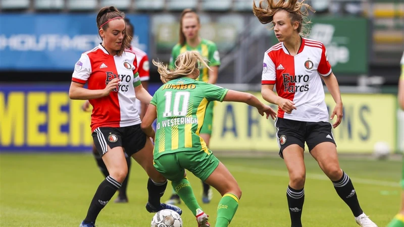 Feyenoord Vrouwen debuteren in Eredivisie met 1-1 gelijkspel