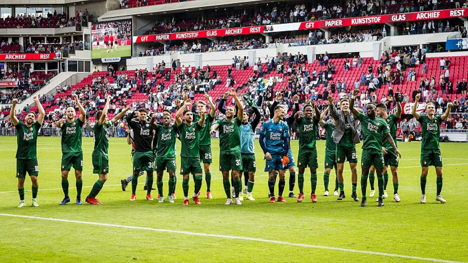 STAND | Feyenoord vijfde na overwinning op PSV
