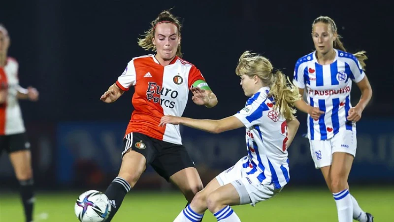 Feyenoord Vrouwen winnen van VV Alkmaar