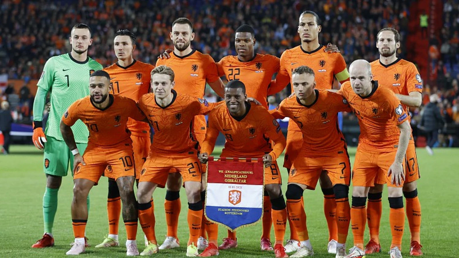 Nederlands Elftal met Bijlow zonder enige moeite langs Gibraltar