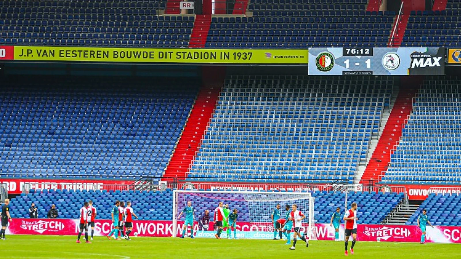 NOS: 'Lockdown 3 weken, opnieuw lege voetbalstadions'