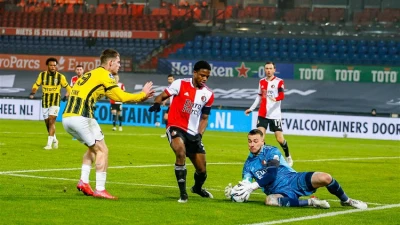 Ongelukkig verlies voor Feyenoord in competitiewedstrijd tegen Vitesse