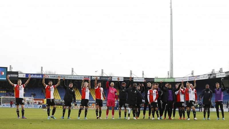 STAND | Feyenoord blijft derde