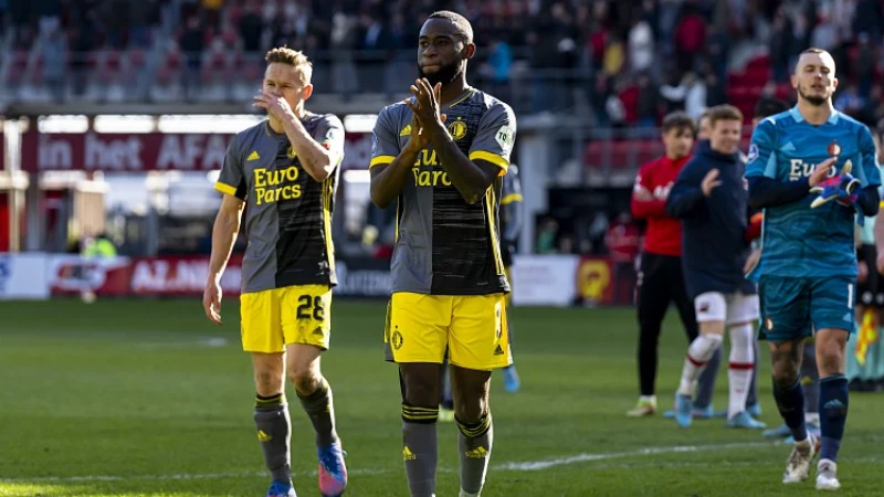 STAND | Feyenoord blijft derde na nederlaag tegen AZ