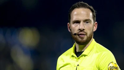 Edwin van de Graaf scheidsrechter tegen Willem II