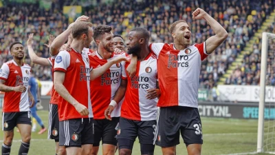 Feyenoord wint vrij eenvoudig de uitwedstrijd van Fortuna Sittard