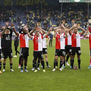 STAND | Feyenoord blijft derde na overwinning op Fortuna Sittard