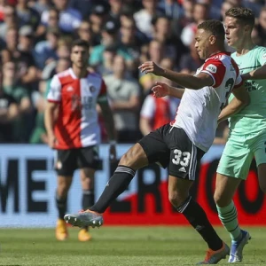 Feyenoord speelt in De Kuip gelijk tegen PSV