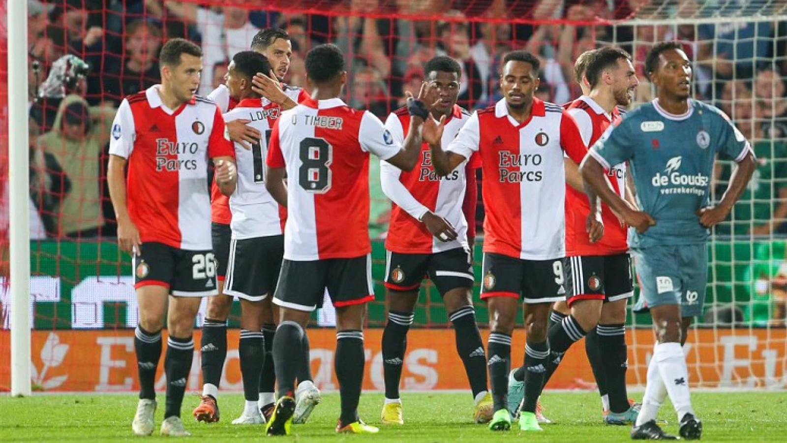 Overtuigende overwinning van Feyenoord op stadsgenoot Sparta Rotterdam