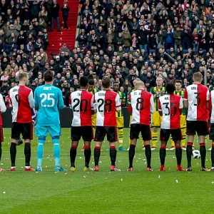 Minuut stilte voor zondagse eredivisiewedstrijden