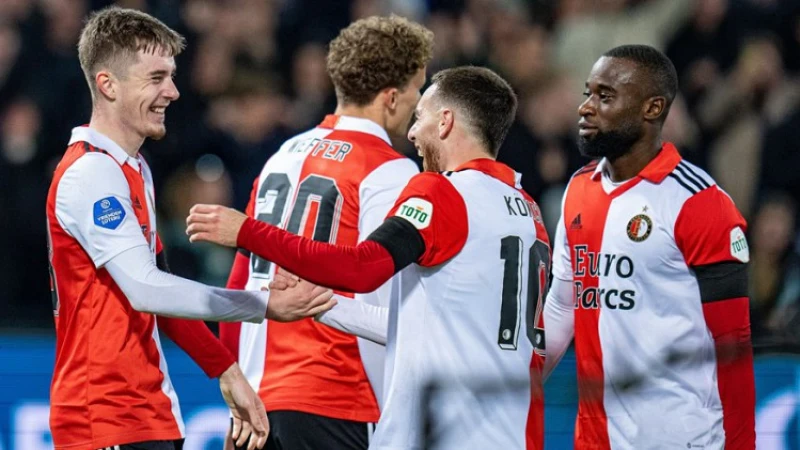 STAND | Feyenoord op plek 1 de winterstop in