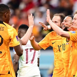 Nederlands Elftal wint van Qatar en is groepswinnaar